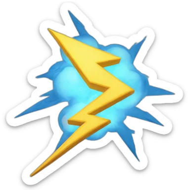 lightning sticker