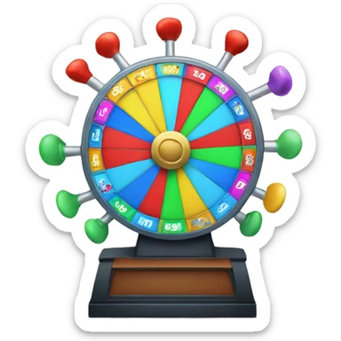 prize wheel
 sticker