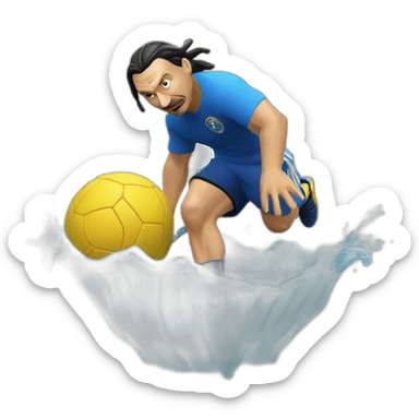 Water gets zlatan’d sticker