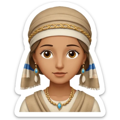 jewish women young ancient Judea sticker