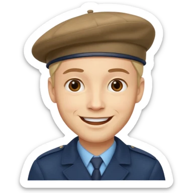 claude french man sticker