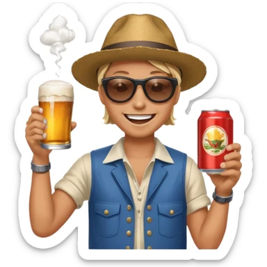 shotgun a beer sticker