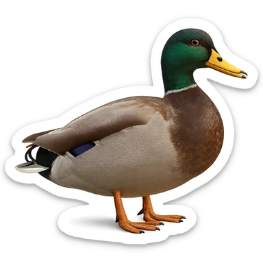 Duck sticker