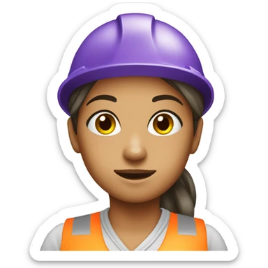 constructor girl sticker