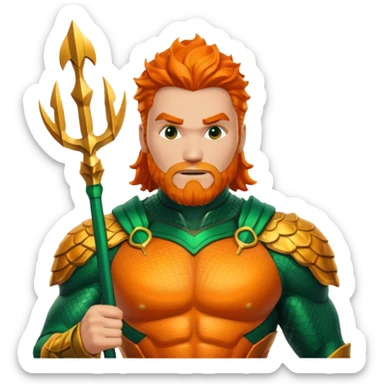 Aquaman from Justice League sticker