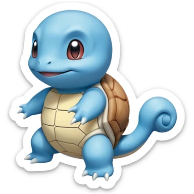 Squirtle from Pokémon sticker