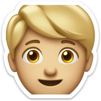 smiling and blushing wondering emoji sticker