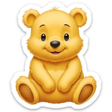 classic Winnie the Pooh sticker