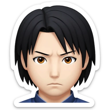 Sasuke on pose sticker