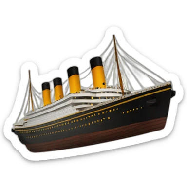 Titanic sticker