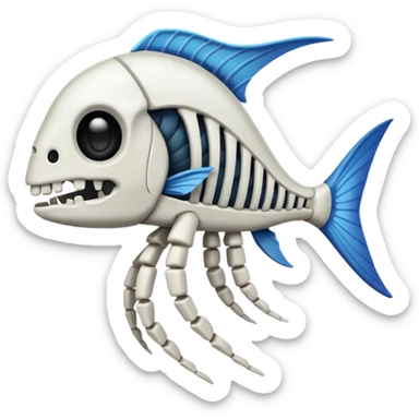 fishbone sticker