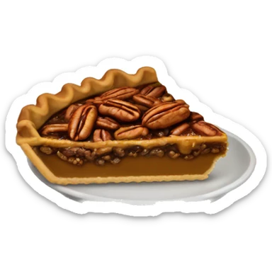 Pecan pie sticker