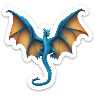 dragon wings sticker