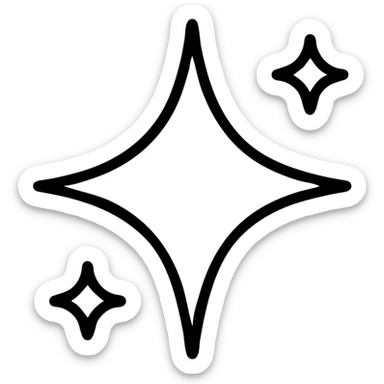 sparkle sticker