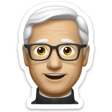 The french president sticker