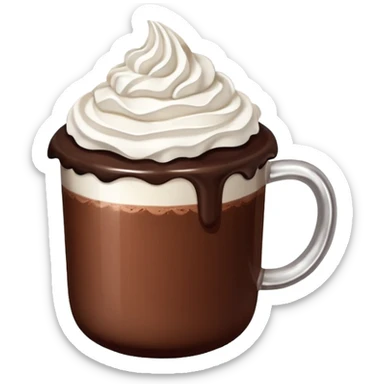hot chocolate sticker