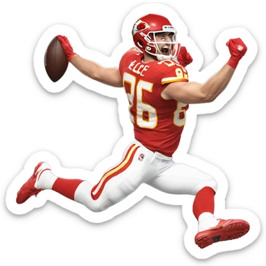 Travis kelce touchdown sticker