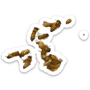 bee hive sticker