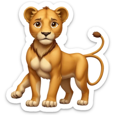 Lioness sticker