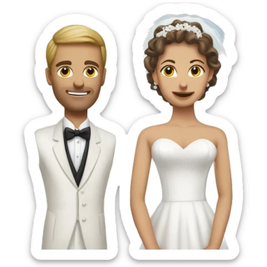 Une demande en mariage  sticker