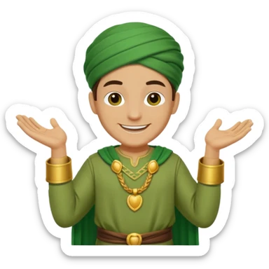 mestre verde sticker