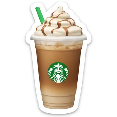 Iced latte sticker