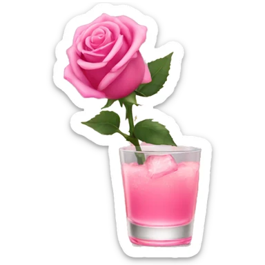 Pink tequila rose sticker