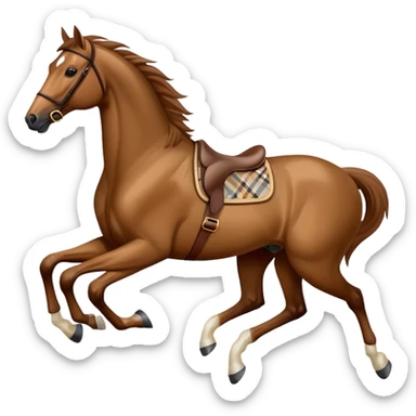 Burberry horse sticker