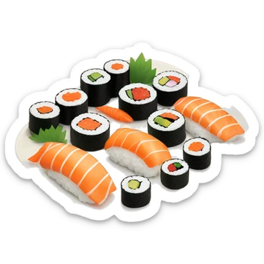 Sushi Platter sticker