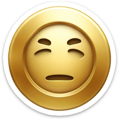 golden circular badge sticker