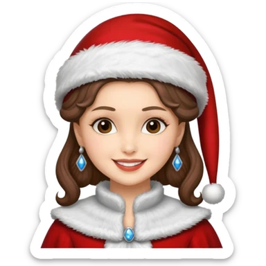 padme amidala santa sticker