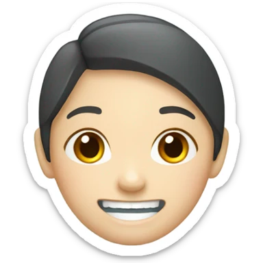 asian dental hygienist  sticker