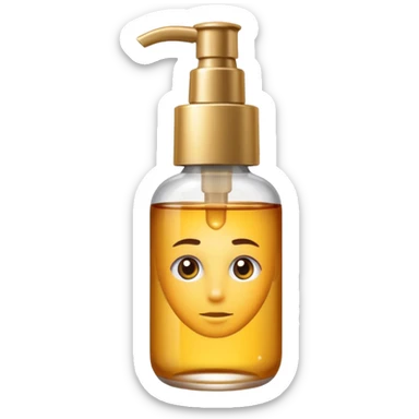 Hair serum emoji sticker