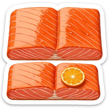 Salmone al forno sticker