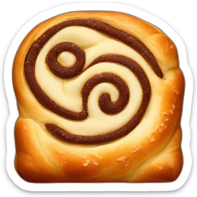 chocolate danish pastry sticker