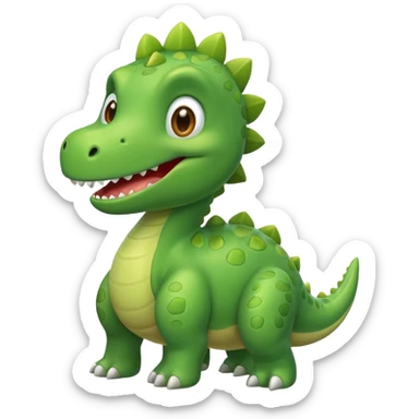 Can u make a 🌸 cute dinasour sticker