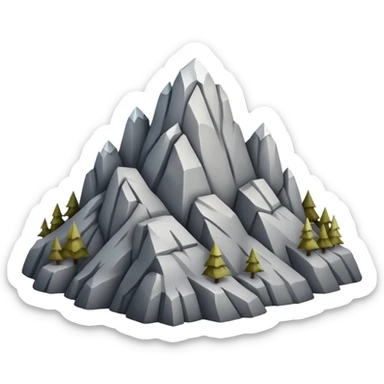 limestone mountain sticker