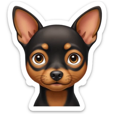 Mini pincher sticker