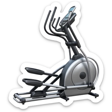 Elliptical sticker