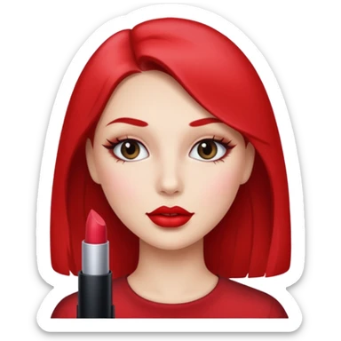 Fille maquiller sticker