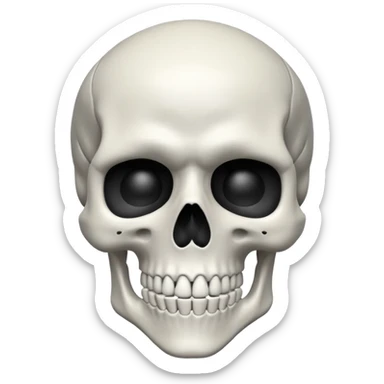 Gojo skeleton sticker