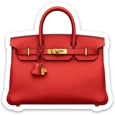 red matte kelly hermes bag sticker