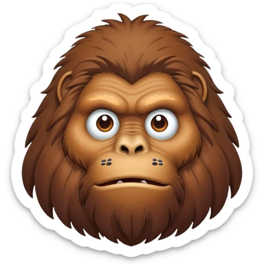 Bigfoot and mental health sticker