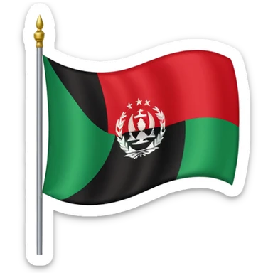 Afghanistan flag sticker