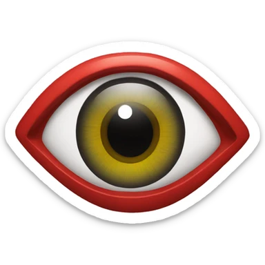 Ojo turco rojo sticker