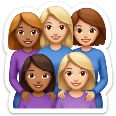 5 girlfriends  sticker