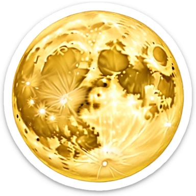 Sunshine moon  sticker