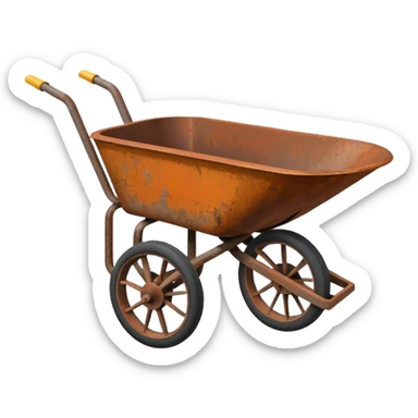 wheelbarrow sticker