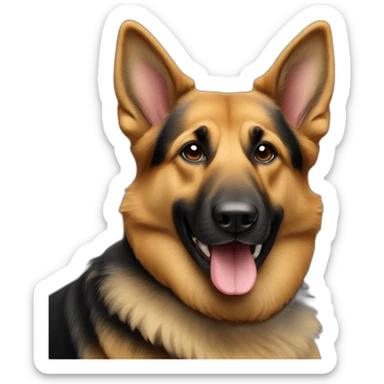 Berger allemand  sticker