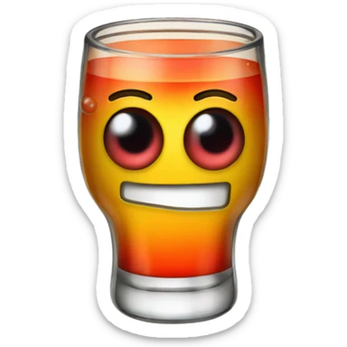 Tequila Sunrise sticker